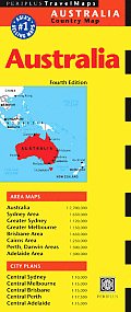 Australia Country Map (Periplus Travel Maps)