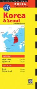 Periplus: Korea & Seoul Country Map