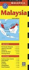 Malaysia Travel Map 6th Edition