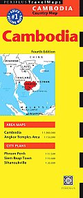 Cambodia Travel Map 4th Edition