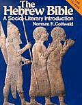 Hebrew Bible FL A Socio Literary Introduction With CDROM