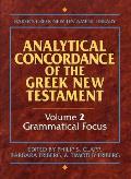 Analytical Concordance Of The Greek Volume 2