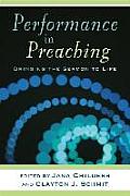 Performance in Preaching Bringing the Sermon to Life With DVD