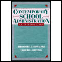 Contemporary School Administration An