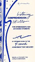 Listening Comprehension Skills for Intermediate and Advanced Students Cassettes (3)