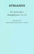 On Aristotle's metaphysics 13-14