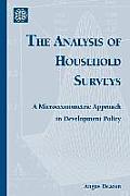 The Analysis of Household Surveys: A Microeconometric Approach to Development Policy