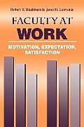 Faculty at Work: Motivation, Expectation, Satisfaction