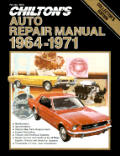 Chiltons Auto Repair Manual 1964 1971