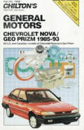 Chiltons Chevrolet Nova Geo Prism 1985 93 Repair Manual