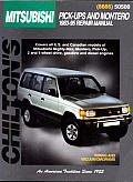 Mitsubishi Pick Ups & Montero 1983 1995 Repair Manual