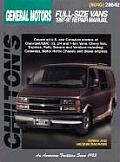 General Motors Full Size Van Repair Manual 1987 1997
