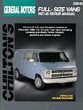 General Motors Full Size Vans Repair Manual 1967 1986