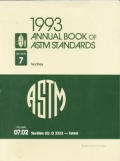 Annual Book of ASTM Standards, 1993: Vol. 07.02 Textiles (II)