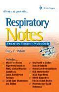 Respiratory Notes Respiratorys Therapists Pocket Guide