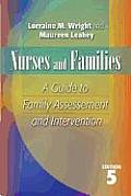 Nurses & Familes A Guide to Family Assessment & Intervention