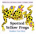 Spotted Yellow Frogs Fold Out Fun with Patterns Colors 3 D Shapes Animals