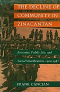 Decline of Community in Zinacantan Economy Public Life & Social Stratification 1960 1987