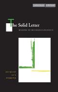 The Solid Letter: Readings of Friedrich H?lderlin