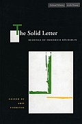 Solid Letter Readings of Friedrich Holderlin