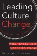Leading Culture Change: What Every CEO Needs to Know