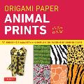 Origami Paper - Animal Prints - 8 1/4 - 49 Sheets: Tuttle Origami Paper: Large Origami Sheets Printed with 6 Different Patterns: Instructions for 6 Pr
