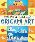 Color & Collage Origami Art Kit Dozens of Models to Fold & Backgrounds to Color for Hours of Creative Collage Making Fun