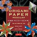 Modular Origami Paper Pack: 350 Colorful 3( Size) Papers for Folding in 3d: Tuttle Origami Paper and Instruction Book of 6 Models