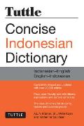 Tuttle Concise Indonesian Dictionary: Indonesian-English/English-Indonesian