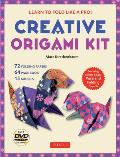 Creative Origami Kit: Learn to Fold Like a Pro!: Instructional DVD, 64-Page Origami Book, 72 Origami Papers: Original Easy Origami for Kids