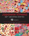 Japanese Kimono Gift Wrapping Papers - 12 Sheets: 18 X 24 Inch (45 X 61 CM) Wrapping Paper