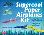 Supercool Paper Airplanes Kit 12 Pop Out Paper Airplanes Assembled in Under a Minute