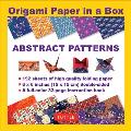 Origami Paper in a Box Abstract Patterns 192 Sheets of 6 x 6 Folding Paper & 32 page Book Tuttle Origami Paper