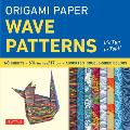 Origami Paper Wave Patterns 6 3 4 48 sheets Tuttle Origami Paper