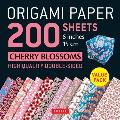 Origami Paper 200 sheets Cherry Blossoms 6 15 cm Tuttle Origami Paper High Quality Origami Sheets Printed with 12 Different Colors Instructions for 8 Projects Included