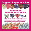 Origami Paper in a Box - Japanese Washi Patterns: 200 Sheets of Tuttle Origami Paper: 6x6 Inch Origami Paper Printed with 12 Different Patterns: 32-Pa