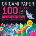 Origami Paper 100 sheets Tie Dye Patterns 6 15 cm Tuttle Origami Paper High Quality Origami Sheets Printed with 8 Different Designs Instructions for 8 Projects Included