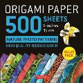 Origami Paper 500 sheets Nature Photo Patterns 6 15 cm Tuttle Origami Paper High Quality Double Sided Origami Sheets Printed with 12 Different Designs Instructions for 6 Projects Included