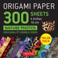 Origami Paper 300 Sheets Nature Photo Patterns 4 (10 CM): Tuttle Origami Paper: Double-Sided Origami Sheets Printed with 12 Different Designs