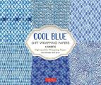 Cool Blue Gift Wrapping Papers - 6 Sheets: 24 X 18 Inch (61 X 45 CM) Wrapping Paper