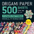 Origami Paper 500 Sheets Flower Patterns 6 (15 CM): Tuttle Origami Paper: Double-Sided Origami Sheets Printed with 12 Different Patterns (Instructions