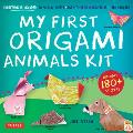 My First Origami Animals Kit Origami Kit with Book 60 Papers 180+ Stickers 17 Projects