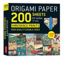Origami Paper 200 Sheets Hiroshige Prints 6 3/4 (17 CM): Double Sided Origami Sheets with 12 Different Woodblock Prints (Instructions for 6 Projects I