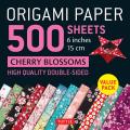Origami Paper 500 sheets Cherry Blossoms 6 15 cm Tuttle Origami Paper High Quality Double Sided Origami Sheets Printed with 12 Different Patterns Instructions for 6 Projects Included