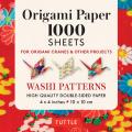 Origami Paper Washi Patterns 1,000 Sheets 4 (10 CM): Tuttle Origami Paper: Double-Sided Origami Sheets Printed with 12 Different Designs (Instructions