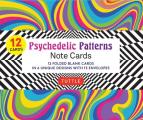 Psychedelic Patterns Note Cards - 12 Cards: In 6 Designs with 13 Envelopes (Card Sized 4 1/2 X 3 3/4)