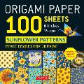 Origami Paper 100 Sheets Sunflower Patterns 6 15 CM Peace Cranes for Ukraine Proceeds Benefit Ukraine Tuttle Origami Paper Double Sided Origami