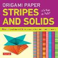 Origami Paper Stripes & Solids 6 96 Sheets