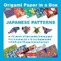 Origami Paper in a Box - Japanese Patterns: 192 Sheets of Tuttle Origami Paper: 6x6 Inch Origami Paper Printed with 10 Different Patterns: 32-Page Ins