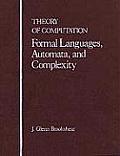 Theory of Computation Formal Languages Automata & Complexity